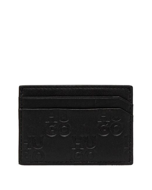 HUGO Portemonnaie Mit Logo-Prägung in Black für Herren