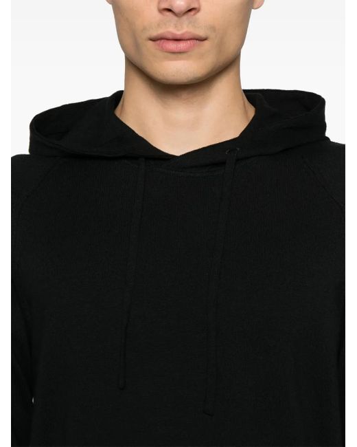C P Company Black Sea Island Lens-Detail Hoodie for men