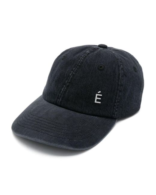 Cappello da baseball denim Booster di Etudes Studio in Blue