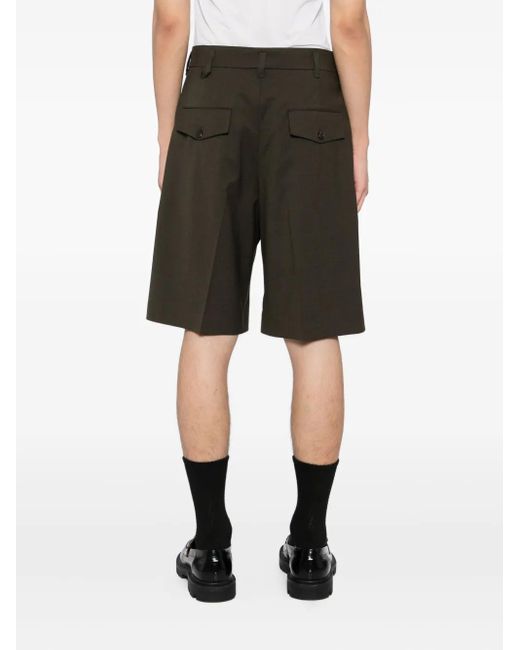 Jacquemus Black Ovalu Shorts for men