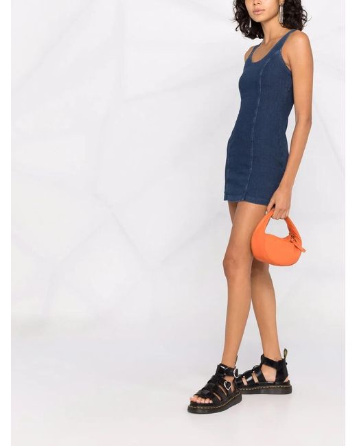 DIESEL Blue Sleeveless Denim Mini Dress