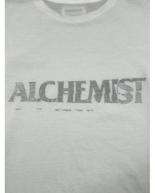 Alchemist White Logo-Print T-Shirt for men