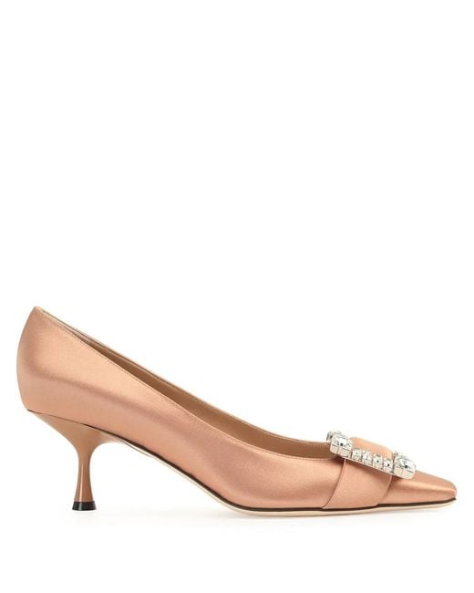 Sergio Rossi Pink 60Mm Twenty Pumps