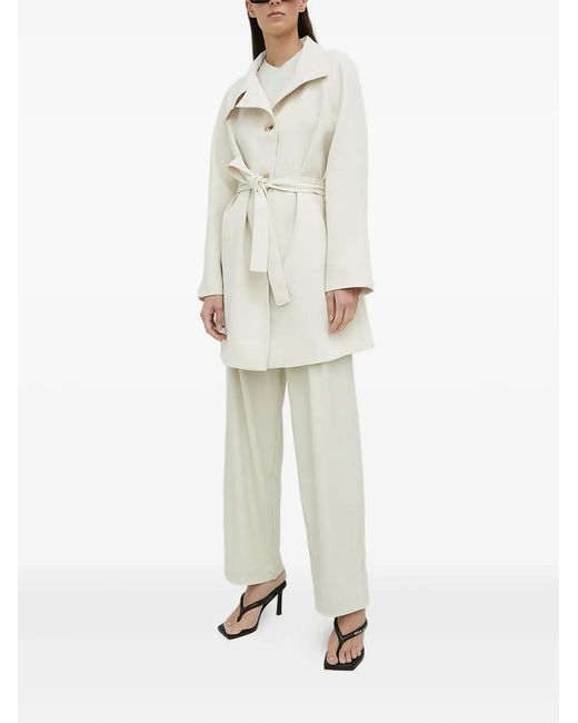 Samsøe & Samsøe Natural Pleated Trousers