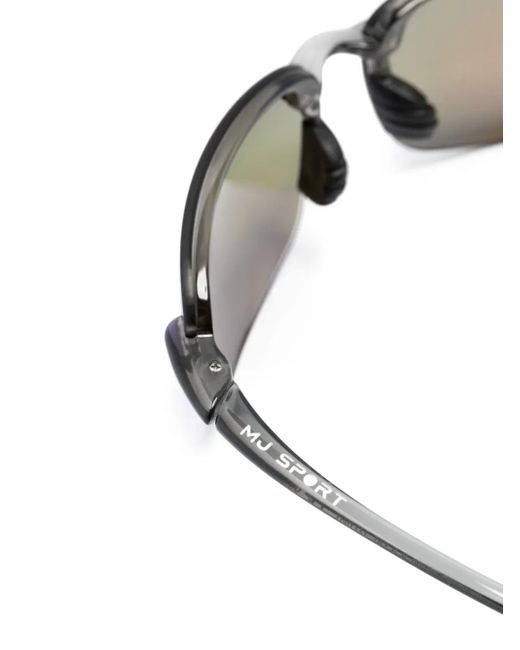 Maui Jim Blue Hookipa Rectangle-Frame Sunglasses