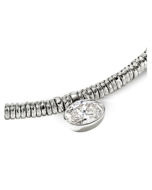 John Hardy Metallic Lovestruck Sterling Diamond Pendant Necklace for men
