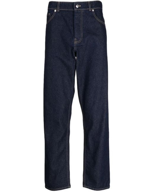 Vaqueros Rectos Maison Kitsuné de hombre de color Blue