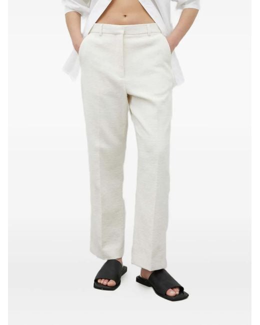 Day Birger et Mikkelsen White Textured Trousers