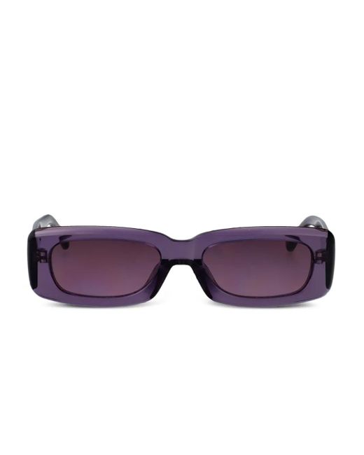 Gafas de sol Mini Marfa con montura rectangular The Attico de color Purple