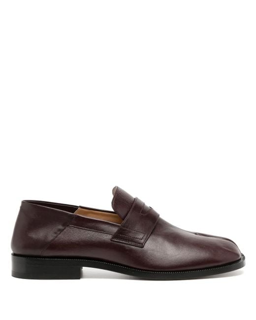 Maison Margiela Brown Tabi Loafers for men