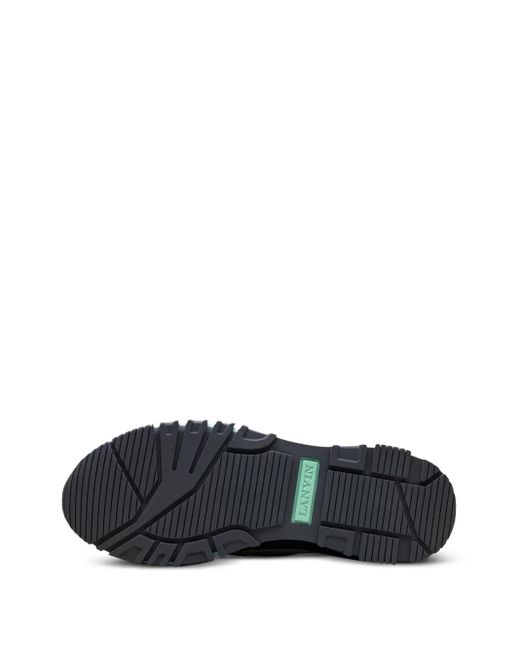 Lanvin Black Reflective Running Sneakers for men