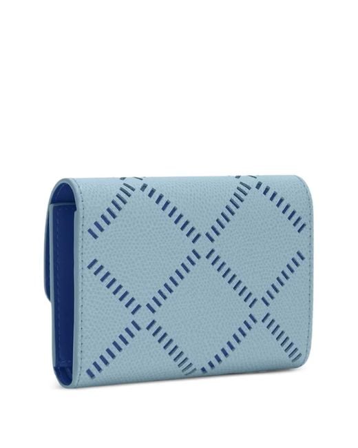 Furla Blue Small Iride Patterned Wallet