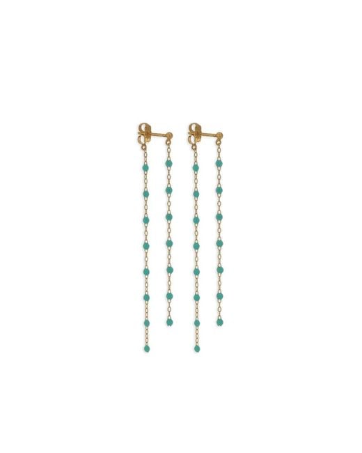 Gigi Clozeau White 18K Classic Gigi Drop Earrings