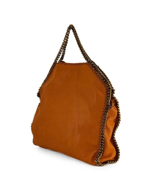 Stella McCartney Brown Falabella 3-Chain Tote Bag