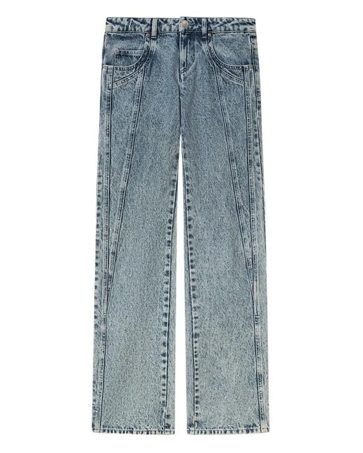 Vaqueros Jaylis A Paneles Isabel Marant de color Blue