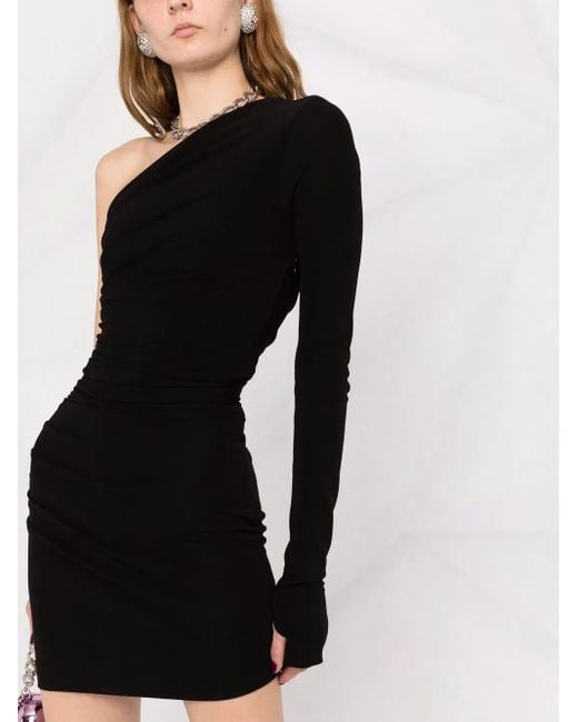 Vestido corto ajustado con una sola tira DSquared² de color Black