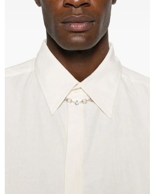 JOE CHIA White Gale Shirt for men