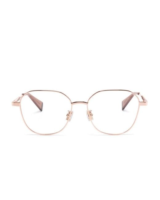 KENZO Natural Brille Mit Eckigem Gestell