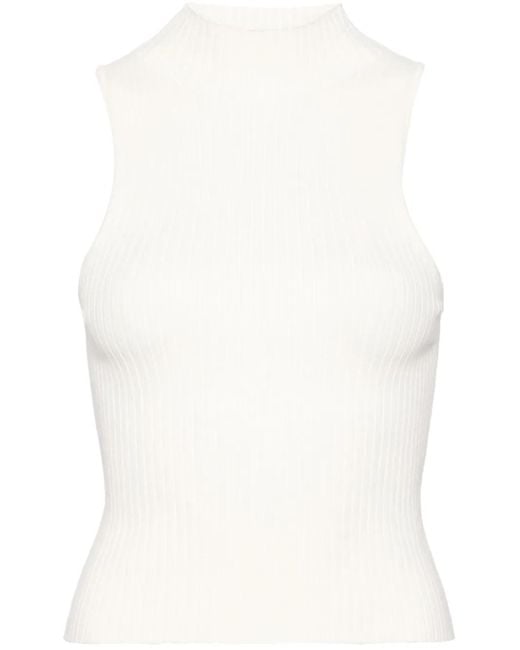 Reformation Tallulah ノースリーブ トップ White