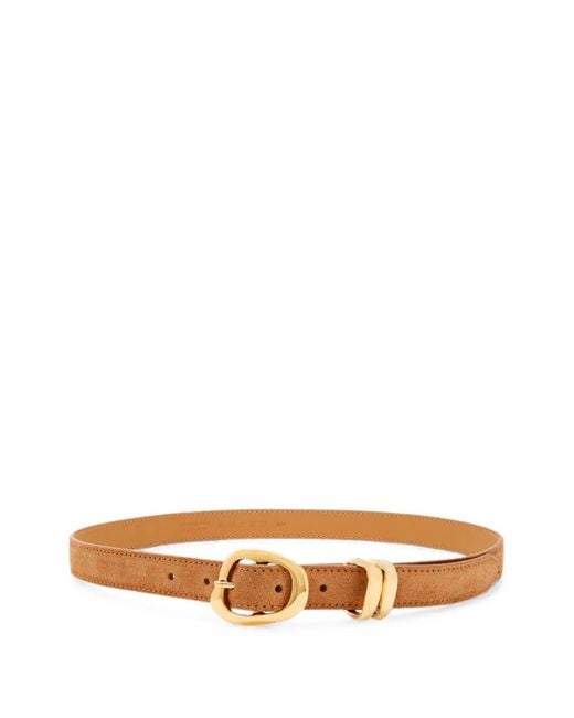Amanu Brown The Tugela Suede Buckle-Fastening Belt