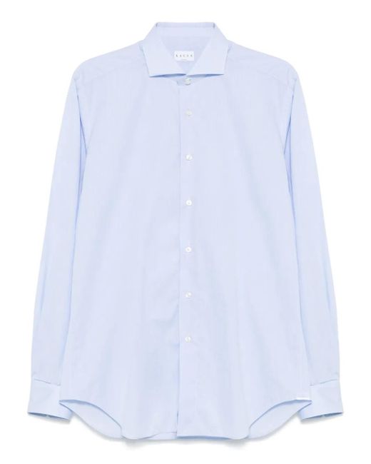 Camisa de algodón Xacus de hombre de color White