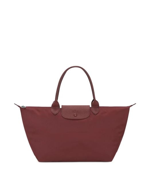 Longchamp Purple Sac Porté Épaule Le Pliage One