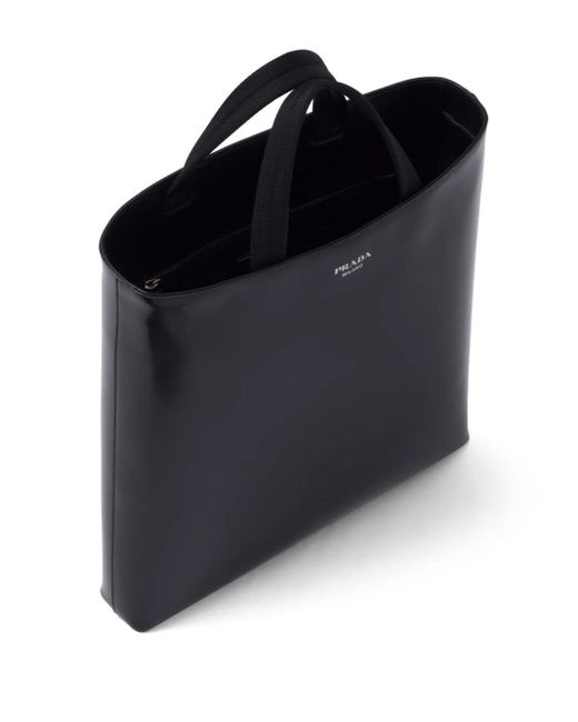 Prada Set Aus Tote Bag Aus Leder Und Trinkflasche in Black für Herren