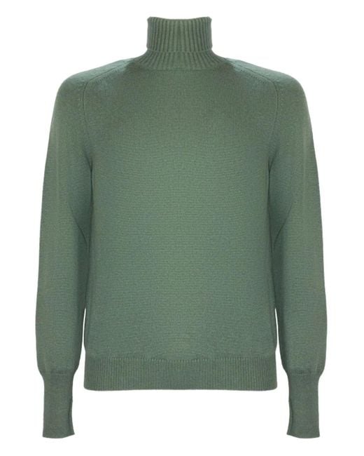 Fedeli Rollkragenpullover aus Kaschmir in Green für Herren