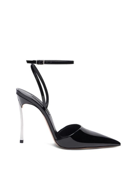 Casadei White Superblade Sharp Heeled Pumps
