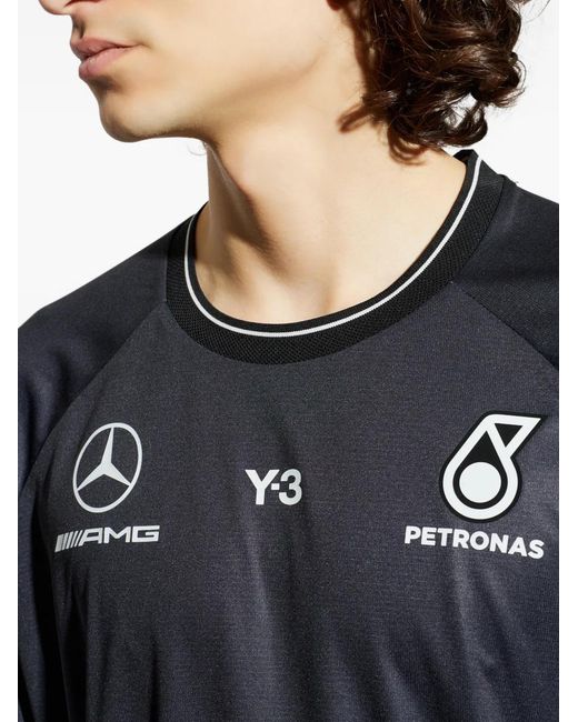 Y-3 Blue X Mercedes Petronas Formula 1 Team Mechanics T-Shirt for men