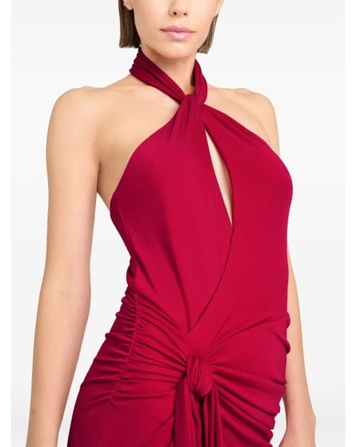 Robe Longue Nouée À Dos Nu Cinq À Sept en coloris Red