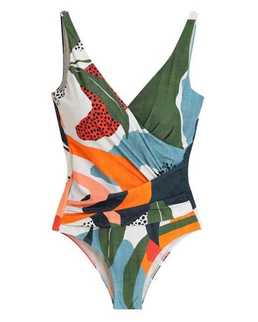 Lygia & Nanny Red Maisa Printed Swimsuit