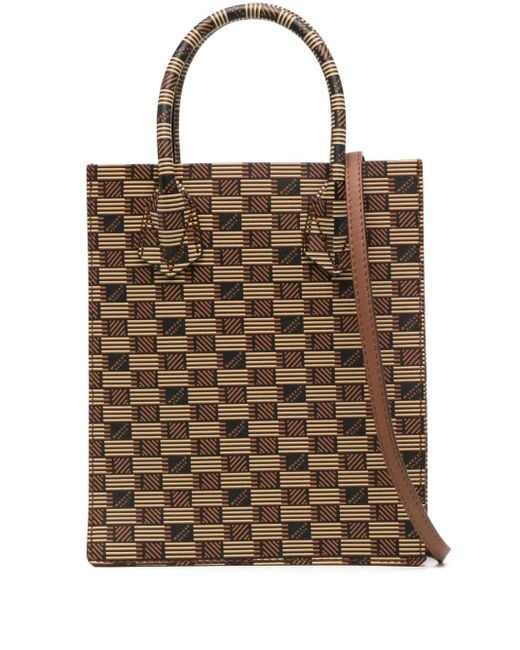 Sac Cabas Suite Junior En Cuir Moreau en coloris Brown