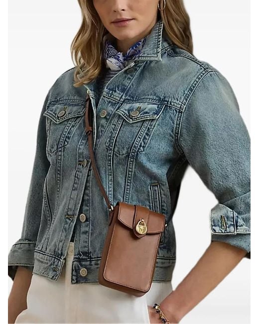 Borsa A Tracolla Tanner di Ralph Lauren in Gray