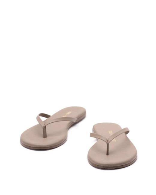 TKEES Natural Lily Flip Flops