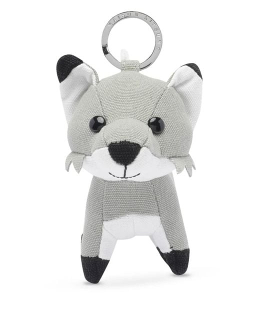 Maison Kitsuné Gray Keychains for men