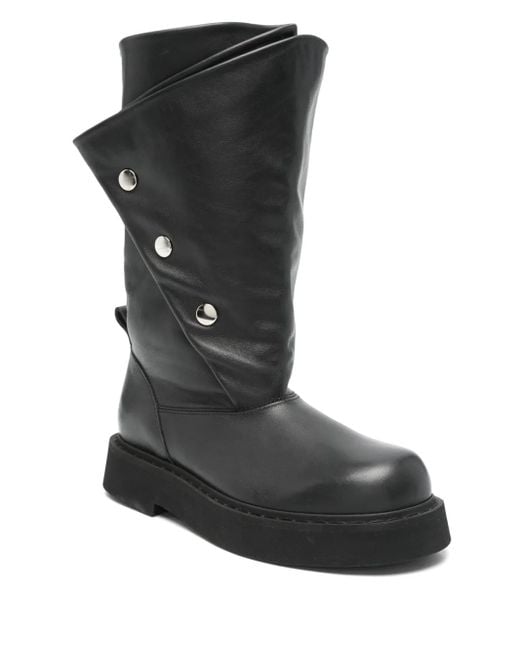 N°21 Black Leather Boots