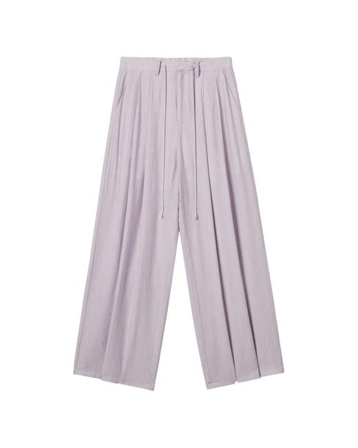 B+ AB Purple Plated Trousers