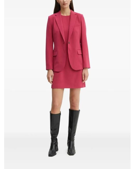 Theory Pink Button Pocket Blazer
