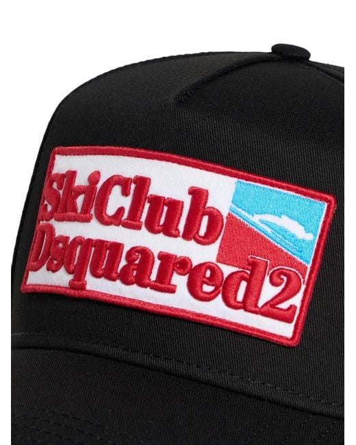 DSquared² Baseballkappe Mit Logo-Patch in Red für Herren