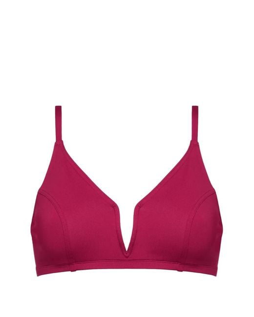 Eres Red Elancée Triangle Bikini Top