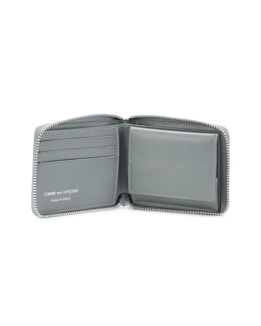 Comme des Garçons Gray Zip Around Wallet