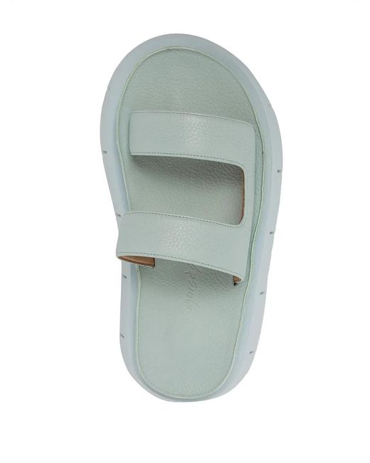 Marsèll White Slip-On Leather Sandals