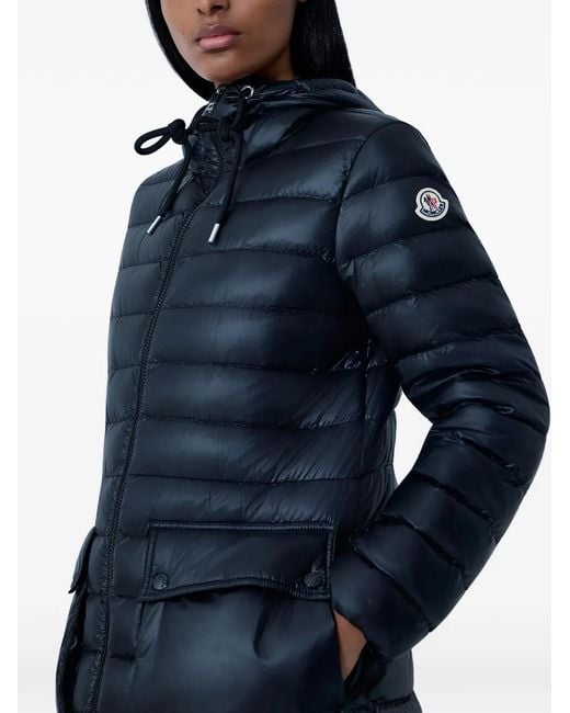 Moncler Blue Jasmin Padded Coat