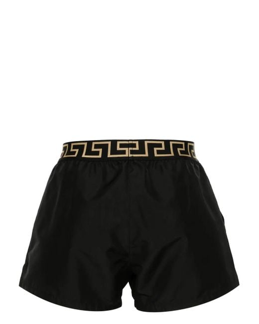 Versace Black Greca Border Swimsuit for men