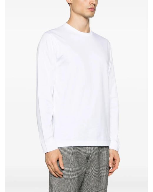 Sunspel White Crew-Neck Cotton T-Shirt for men