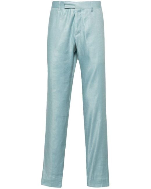Pantalones slim de vestir Lardini de hombre de color Blue