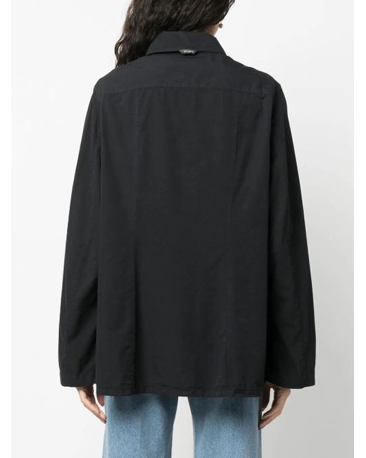 Our Legacy Black Oversized Long-Sleeve Shirt