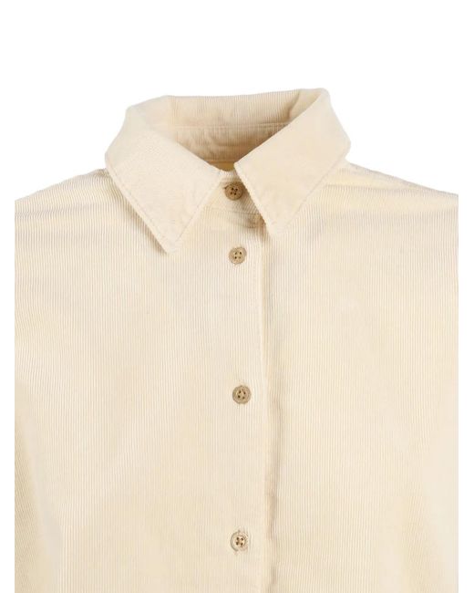 7 For All Mankind Natural Nina Corduroy Shirt