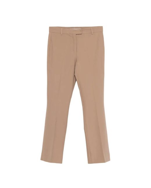 Max Mara Natural Belt-Loop Trousers